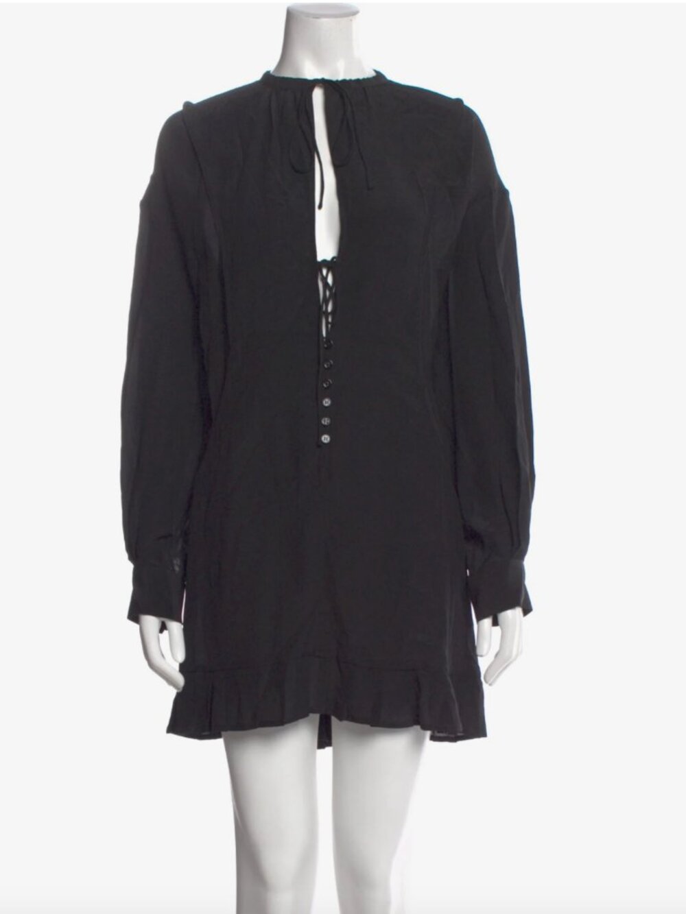 Iro Black Silk Dress